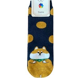 D&B Cute Dog Socks Shiba, Shiba Inu, Corgi, Kawaii